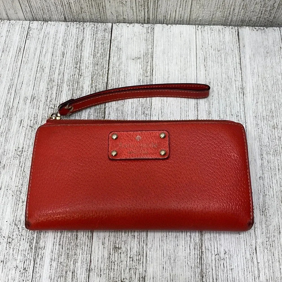 Kate Spade Red Wallet Wristlet - Picture 8 of 13